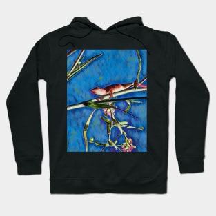 Lizard basking in the sun Hoodie